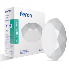 FERON Світлодіодний накладний світильник  AL588 18W 1440Lm 5000K