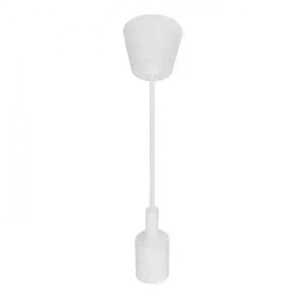 Horoz Electric Світильник підвісний пластиковий Е27 білий VOLTA (8680985547237) - зображення 1