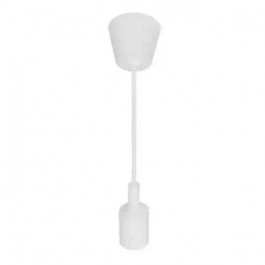 Horoz Electric Світильник підвісний пластиковий Е27 білий VOLTA (8680985547237)