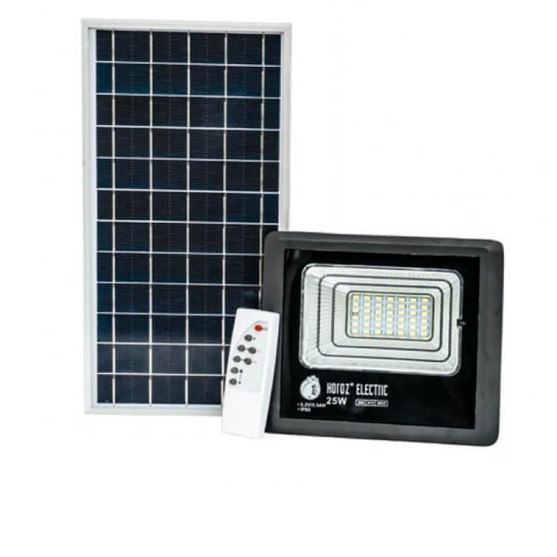 Horoz Electric Прожектор світлодіодний на сонячній батареї TIGER-25 25W 6400K (8680985567150) - зображення 1