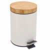 Yoka Кошик для сміття  Bin White Bamboo 3л. для ванної кімнати (CH.BIN-WHT) - зображення 2
