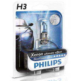 Philips H3 BlueVision 12V 55W (12336BVUB1)