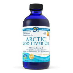 Nordic Naturals Arctic Cod Liver Oil 237 мл апельсин - зображення 1