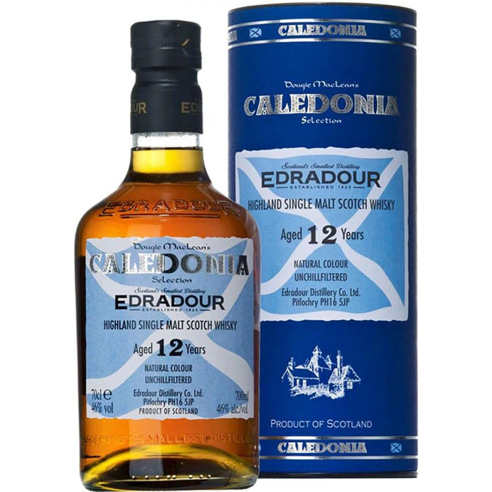 Edradour Caledonia 12 Y.O. (в тубусі) віскі 0,7 л (5021944081219) - зображення 1