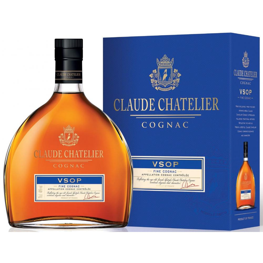 Cognac Ferrand Ferrand Claude Chatelier VSOP (в коробці) коньяк 0,7 л (3460410531278) - зображення 1