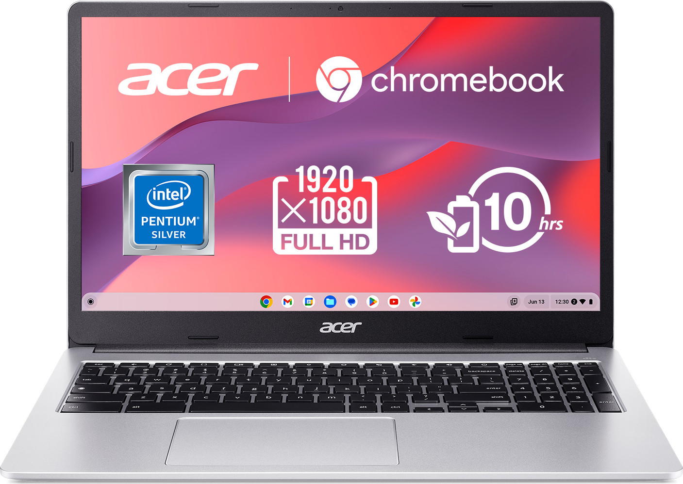 Acer Chromebook 315 CB315-4HT-P22G Pure Silver (NX.KBAEU.002) - зображення 1