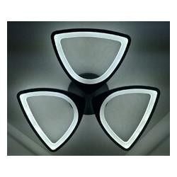 Sunnysky Люстра потолочная LED с пультом A2282/3-bk Черный 9х63х63 см.