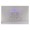 Sunnysky Люстра потолочная LED с пультом A2281/4+4S-RGB-wh Белый 11х43х43 см. - зображення 1