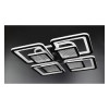 Sunnysky Люстра потолочная LED с пультом A2727/4-RGB-bk Черный 9х42х42 см. - зображення 1