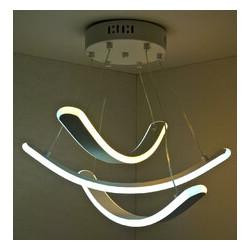Sunnysky Люстра потолочная LED с пультом A6223/3 Белый 25х46х46 см. - зображення 1