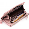 ST Leather Жіночий рожевий гаманець з натуральної шкіри на дві блискавки  1767427 - зображення 2
