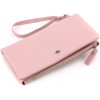 ST Leather Жіночий рожевий гаманець з натуральної шкіри на дві блискавки  1767427 - зображення 3