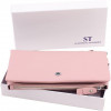 ST Leather Жіночий рожевий гаманець з натуральної шкіри на дві блискавки  1767427 - зображення 8