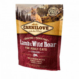 Carnilove Lamb & Wild Boar Sterilised 0,4 кг 170193/2324