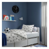IKEA SPORTSLIG Комплект постельного белья, шаровой узор, 150x200 / 50x60 см (304.913.27) - зображення 4