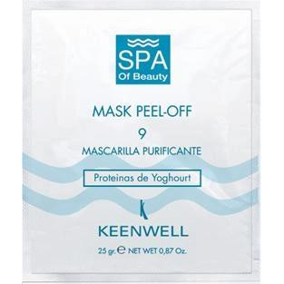 Keenwell Spa Of Beauty Mask Peel-Off 9 Purifying with Yoghurt Proteins Spa Of Beauty Thalasso Body 25g - зображення 1