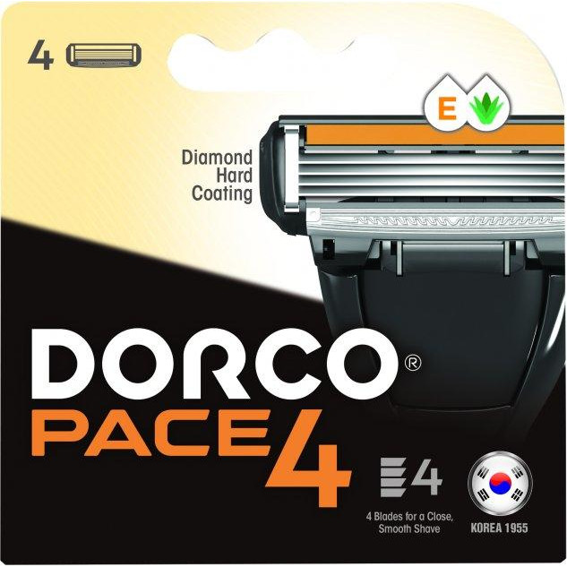 Dorco Pace4 Змінні картриджі для гоління чоловічі 4 шт. - зображення 1