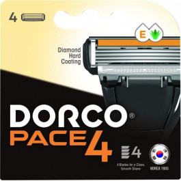 Dorco Pace4 Змінні картриджі для гоління чоловічі 4 шт.