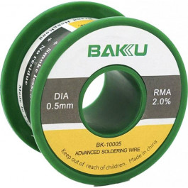 Baku проволочный Solder wire BK10005 диаметр 0.5 мм 50 г OEM (YT11230)