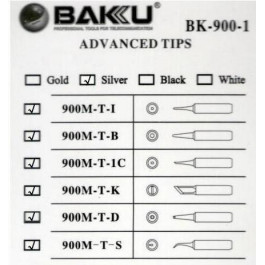 Baku BK-900M-T-D Silver (YT11176)
