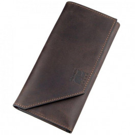 Grande Pelle Шкіряний жіночий гаманець  leather-11215 Коричневий