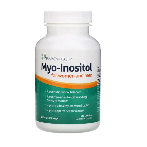 Fairhaven Health Myo-Inositol For Women and Men 120 Caps Міо-інозитол для жінок і чоловіків - зображення 1