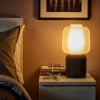 IKEA SYMFONISK Speaker lamp Glass shade Black/white (394.826.82) - зображення 2