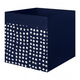 IKEA DRONA Коробка, темно-синій/білий, 33x38x33 см (005.665.45)