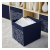 IKEA DRONA Коробка, темно-синій/білий, 33x38x33 см (005.665.45) - зображення 4