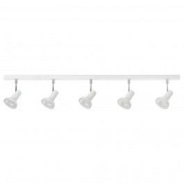 IKEA STRATOSFR, 604.596.89 - Потолочный светильник, 5 фар, белый, хромированный
