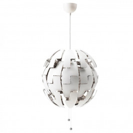 IKEA Подвесной светильник ПС 2014, белый, серебристый (203.049.01)
