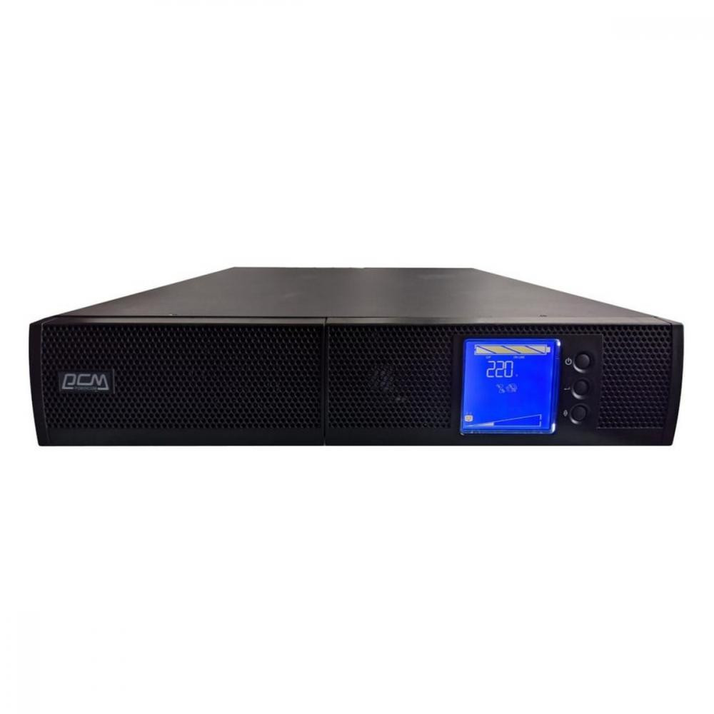 Powercom SNT-3000 IEC, 3000ВА/3000Вт, online RS232 USB 8IEC +1*С19 LCD - зображення 1