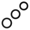 LoveToy Набор эрекционных колец Power Plus Cock Ring Series, черный (6970260906678) - зображення 1