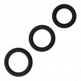 LoveToy Набор эрекционных колец Power Plus Cock Ring Series, черный (6970260906678)