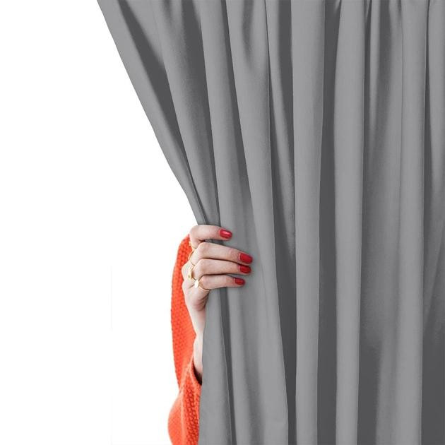 COSAS Комплект штор  Curtains 180x270 см 2 шт Grey Dark (4822052072080) - зображення 1