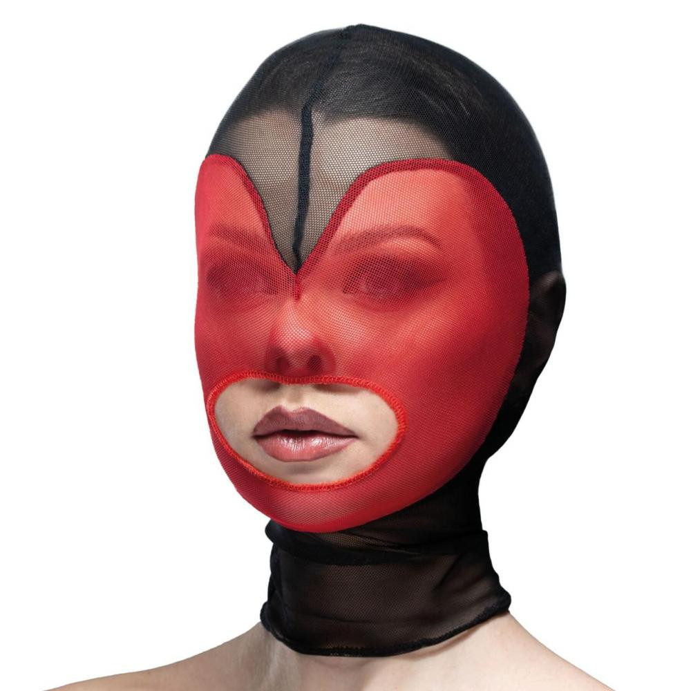 Feral Feelings Hearts Mask Black/Red (SO9326) - зображення 1