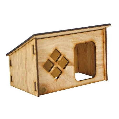 Лори Будиночок дерев'яний  для щурів (Д011) - зображення 1