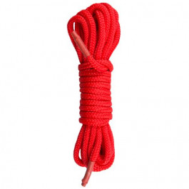 Easytoys Бондажна мотузка , нейлонова, червона, 5 м (ET247RED)