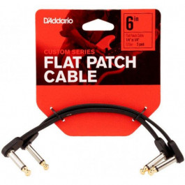   Planet waves PW-FPRR-206 Custom Series Flat Patch Cables 6" (PWFPRR206)