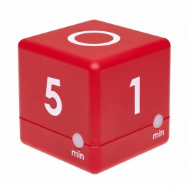 TFA Таймер-куб цифровой "CUBE-TIMER", красный, 1–2–3–5 минут (38203905)