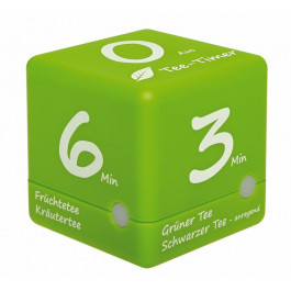 TFA Таймер-куб для заваривания чая цифровой "CUBE-TIMER", светло-зелёный, 3–4–5–6 минут (38203504)