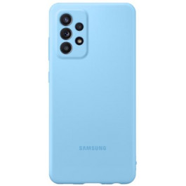   Samsung A525 Galaxy A52 Silicone Cover Blue (EF-PA525TLEG)