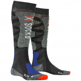 X-Bionic Лижні носки X-Socks Ski Light 4.0 Anthracite Melange Stone Gray Melange