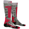 X-Bionic Лижні носки X-Socks Ski Rider 4.0 W Stone Grey Melange Pink - зображення 1