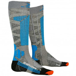 X-Bionic Лижні носки X-Socks Ski Rider 4.0 W Stone Grey Melange Turquoise