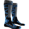 X-Bionic Лижні носки X-Socks Ski Rider 4.0 W Dark Grey Melange Blue - зображення 1