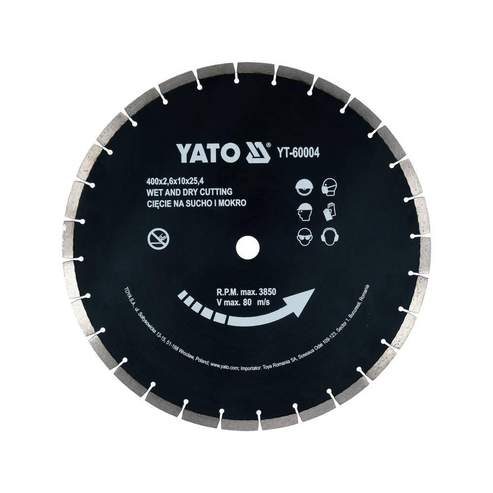 YATO 400x25,4х3,6 мм (YT-60004) - зображення 1