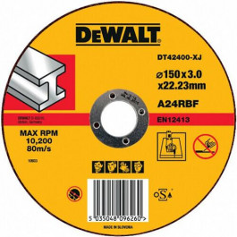 DeWALT Круг отрезной DeWALT, черный / цветной металл, 150 x 3 x 22.23 мм