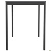 Art Metal Furniture Турін 118,7х60х75H чорний графіт/сірий шифер (217538) - зображення 4