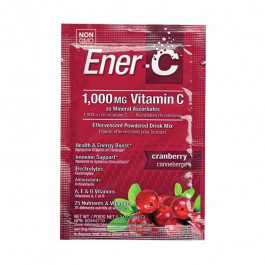 Ener-C Вітамінний Напій для Підвищення імунітету, Смак Клюкви, Vitamin C, , 1 пакетик